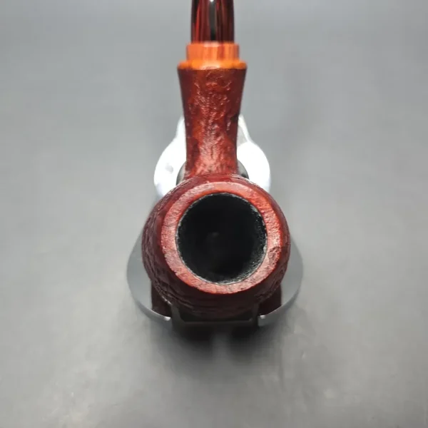 Papa Bear's Pipes by Tim Beaumont Sandblasted Egg w/ Tulipwood Handmade Briar Pipe, New - Image 7