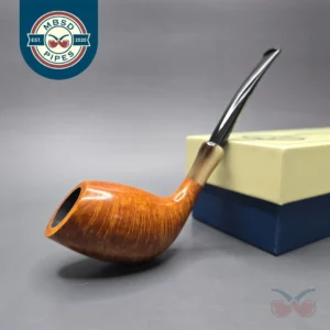 MBSD Briars Modern Masters 3 Smooth Tulip w/ Faux Horn Handmade Briar Pipe, New