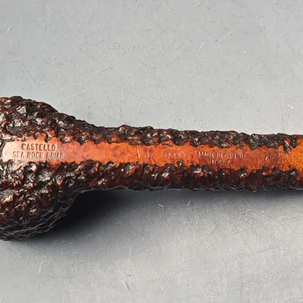 Castello Sea Rock Briar 3K 19 Rusticated Zulu Estate Briar Pipe, Italian Estates - Image 5