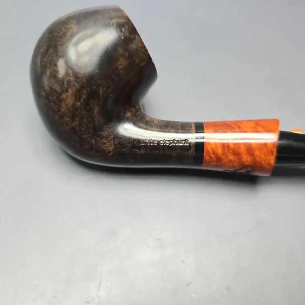 White Elephant Serengeti Smooth Bent Apple (9mm) (Unsmoked Estate) - Image 11
