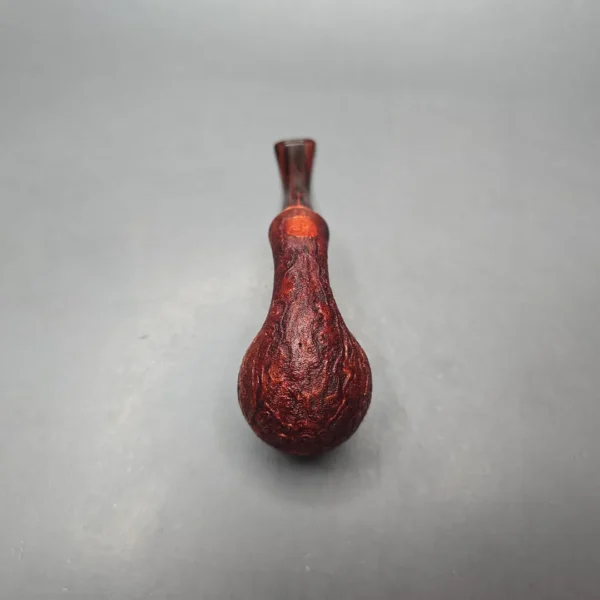 Papa Bear's Pipes by Tim Beaumont Sandblasted Egg w/ Tulipwood Handmade Briar Pipe, New - Image 10