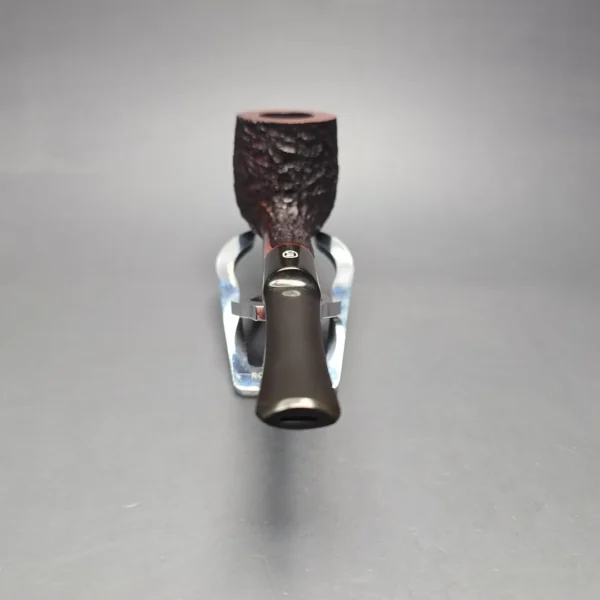 James Upshall Bark Group 5 Partially Rusticated Billiard Estate Briar Pipe, Unsmoked - Image 5