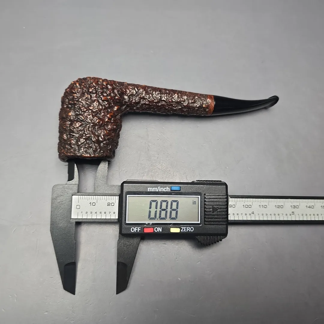 Castello Sea Rock Briar 3K 19 Rusticated Zulu Estate Briar Pipe, Italian Estates - Image 2