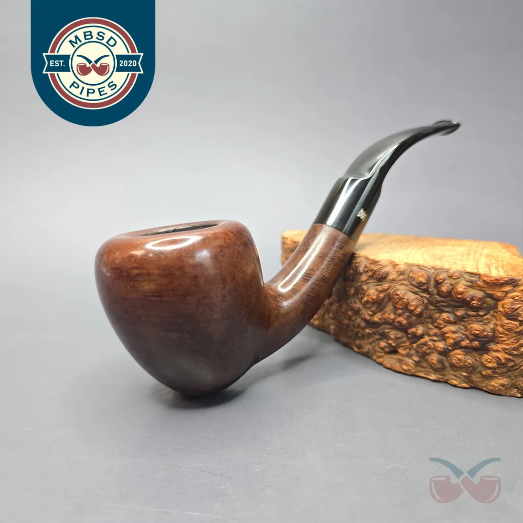 Stanwell (c.1970s) Reg Era Hand Made 23 Smooth Acorn Estate Briar Pipe, Danish Estates