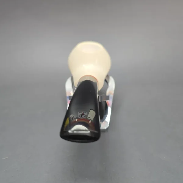 MBSD Meerschaum Deluxe Smooth Author Block Meerschaum Pipe, Briar-Mortise, New - Image 6