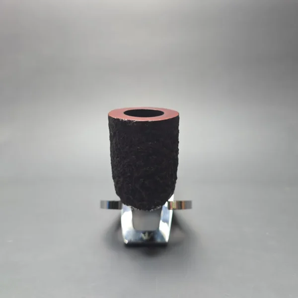 James Upshall Bark Group 6 Rusticated Billiard Estate Briar Pipe, Unsmoked - Image 3