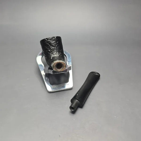 Petersons 2026 St Patrick's Day 268 Sandblasted Zulu w/ Silver Estate Briar Pipe, Unsmoked - Image 14