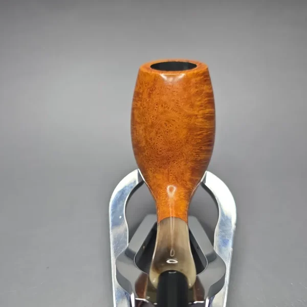 MBSD Briars Modern Masters 3 Smooth Tulip w/ Faux Horn Handmade Briar Pipe, New - Image 6