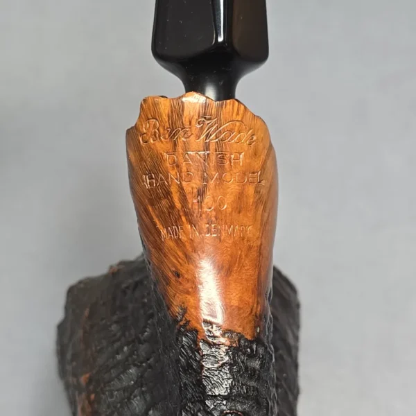 Ben Wade (Preben Holm) Danish Hand Model 100 Sandblasted Freehand Sitter Estate Briar Pipe, Danish Estates - Image 11