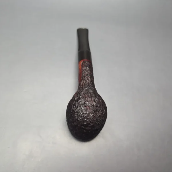 James Upshall Bark Group 5 Partially Rusticated Billiard Estate Briar Pipe, Unsmoked - Image 10