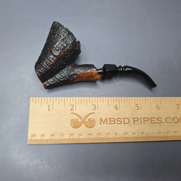 Ben Wade (Preben Holm) Danish Hand Model 100 Sandblasted Freehand Sitter Estate Briar Pipe, Danish Estates - Image 12