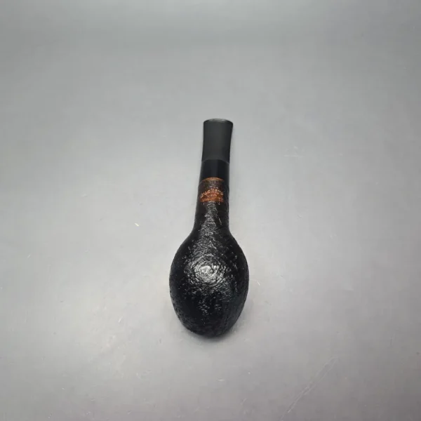 Buckeye Hand Made Black Sandblasted Billiard Briar Pipe, New - Image 9
