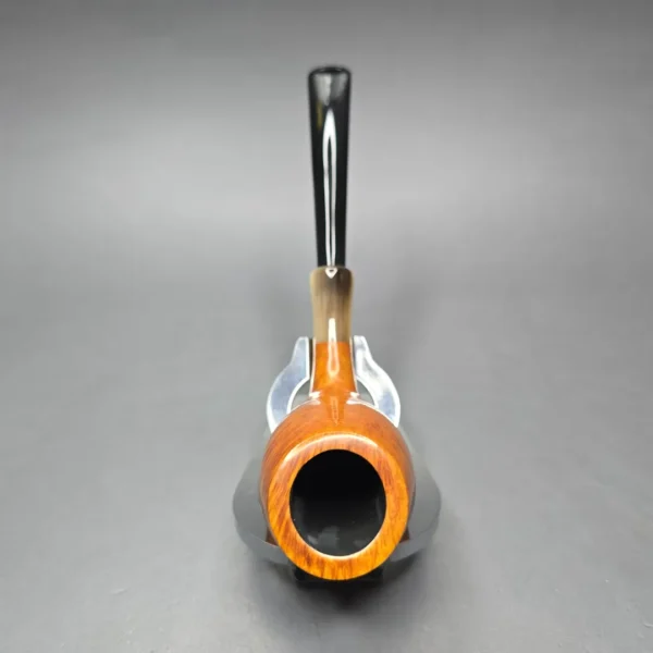 MBSD Briars Modern Masters 3 Smooth Tulip w/ Faux Horn Handmade Briar Pipe, New - Image 9