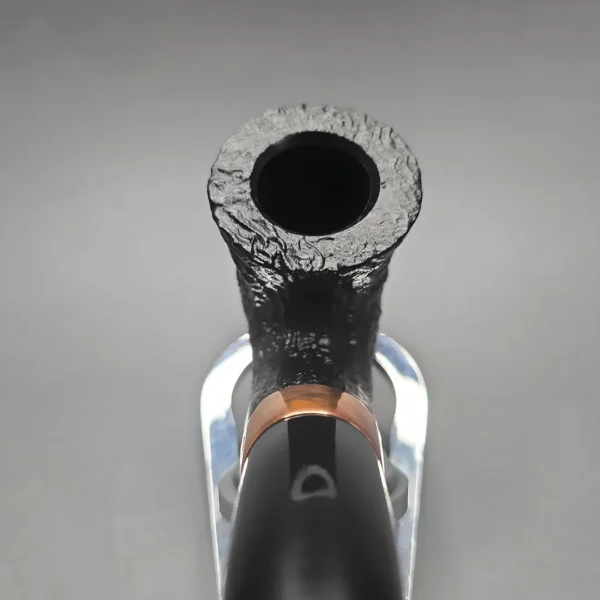 Petersons 2021 Christmas Pipe Original Sandblasted Calabash Estate Briar Pipe, Unsmoked - Image 6