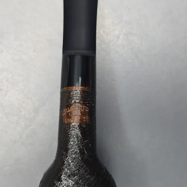Buckeye Hand Made Black Sandblasted Billiard Briar Pipe, New - Image 10