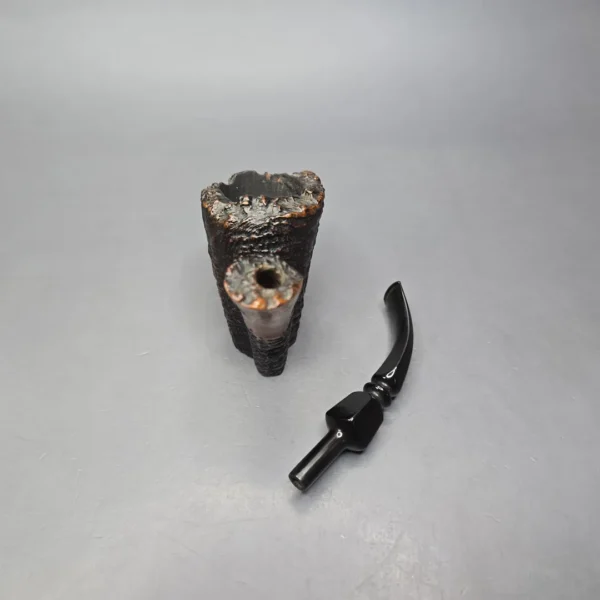 Ben Wade (Preben Holm) Danish Hand Model 100 Sandblasted Freehand Sitter Estate Briar Pipe, Danish Estates - Image 14
