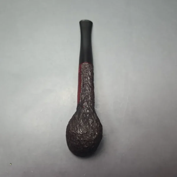 James Upshall Bark Group 6 Rusticated Billiard Estate Briar Pipe, Unsmoked - Image 7