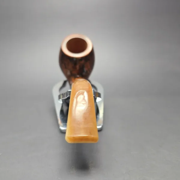 Viprati 1 Clover Smooth Bent Billiard Estate Briar Pipe, Unsmoked - Image 8