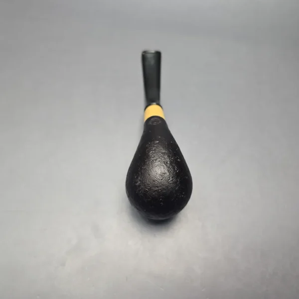 MBSD Briars by Piero Vitale Black Sandblasted Brandy w/ Boxwood, Briar Pipe, New - Image 10