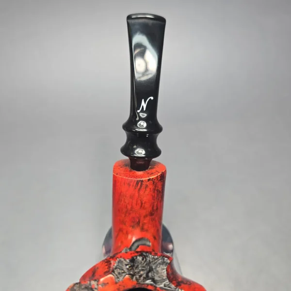 Nording Fantasy Partially Rusticated Freehand Estate Briar Pipe, Unsmoked - Image 8