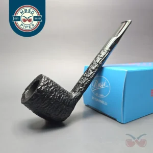 Rossi Mezzanotte 8803 Rusticated Lumberman Briar Pipe, New, 6mm