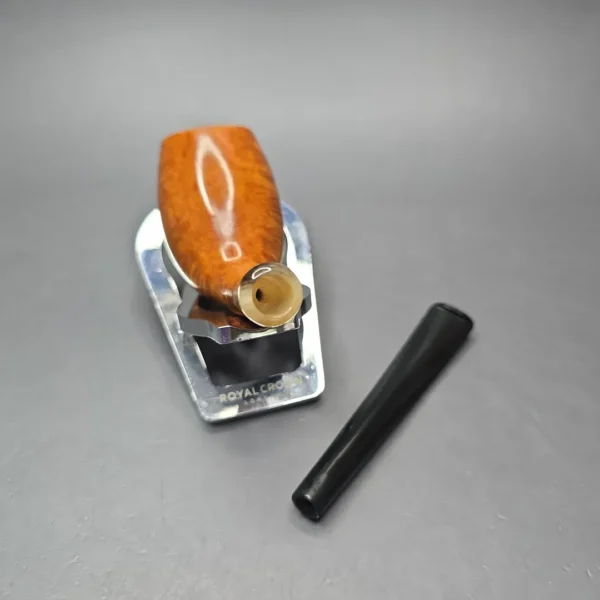 MBSD Briars Modern Masters 3 Smooth Tulip w/ Faux Horn Handmade Briar Pipe, New - Image 14