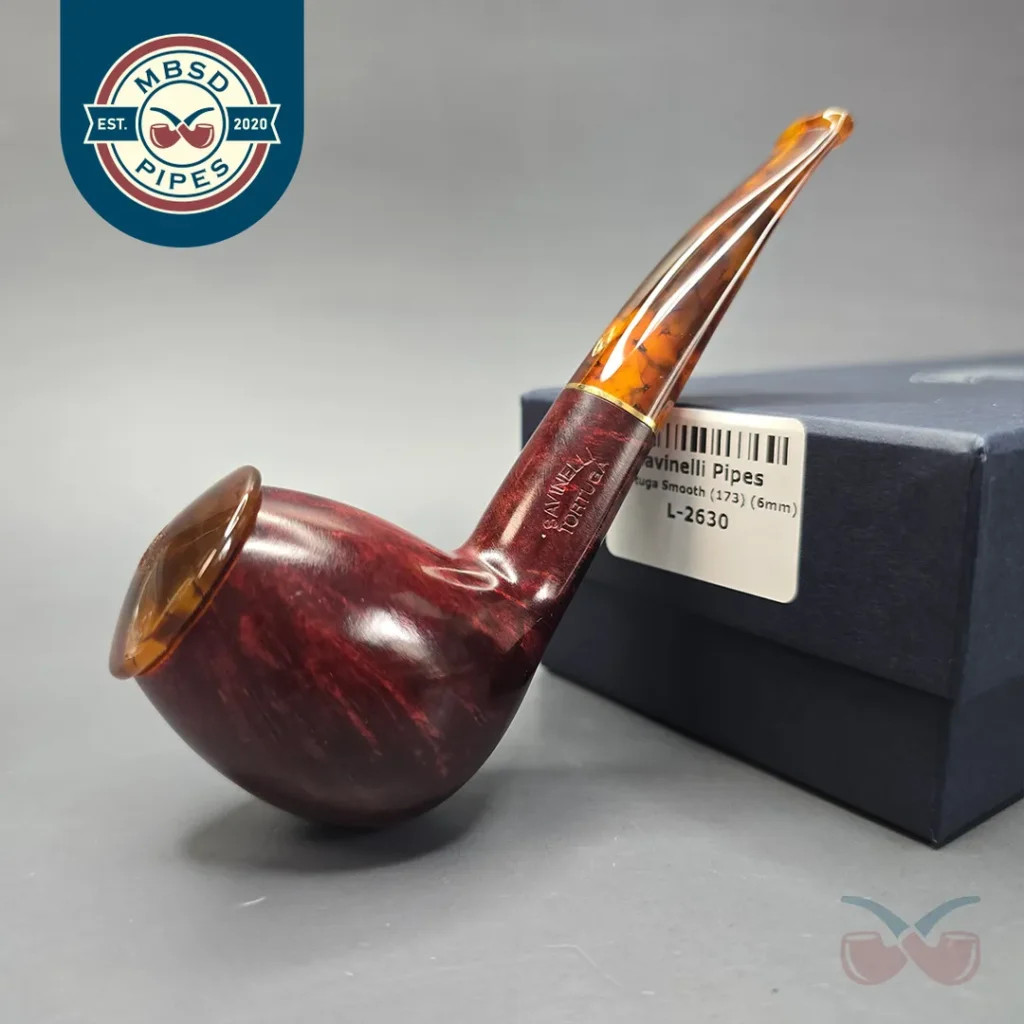 Savinelli Tortuga 173 Smooth Brandy (6mm) (New)