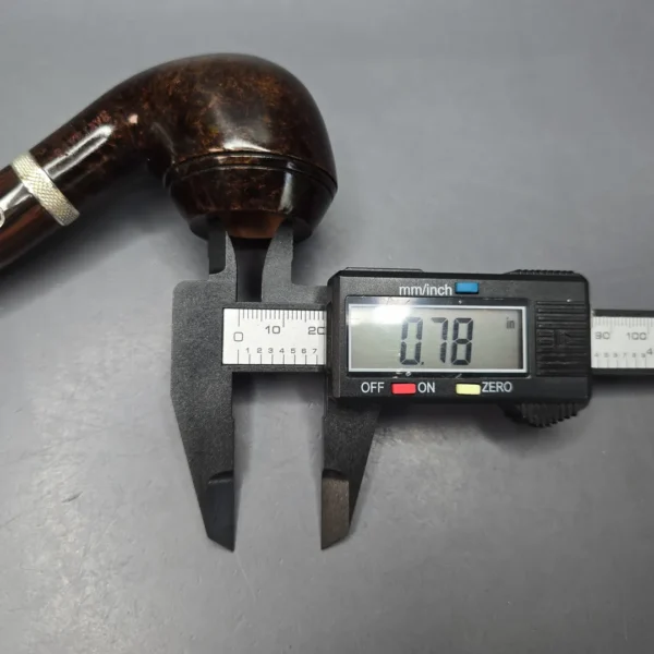 Rattray's Dark Ale 105 Smooth Rhodesian Estate Briar Pipe, Unsmoked, 9mm - Image 15