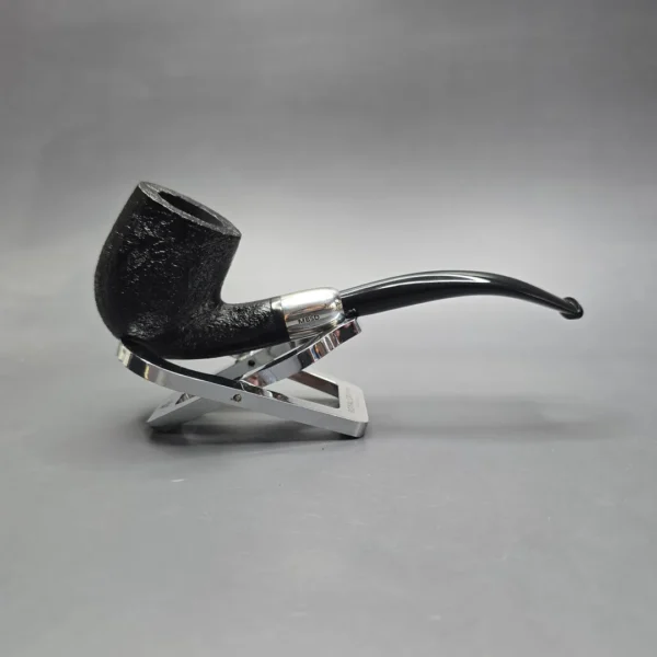 MBSD Briars Timeless Traditions 2 Sandblasted Bent Billiard with Silver (New) - Image 3