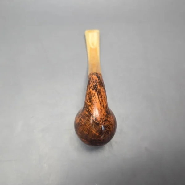 Viprati 1 Clover Smooth Bent Billiard Estate Briar Pipe, Unsmoked - Image 10