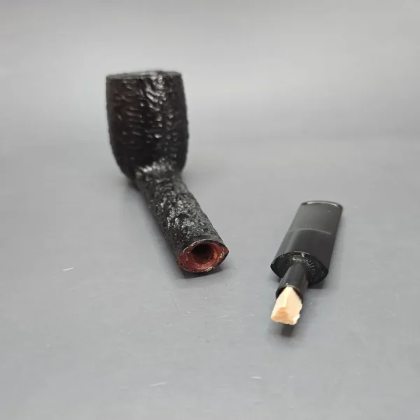 Rossi Mezzanotte 8803 Rusticated Lumberman Briar Pipe, New, 6mm - Image 14