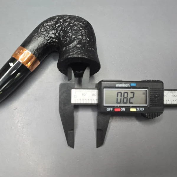 Petersons 2021 Christmas Pipe Original Sandblasted Calabash Estate Briar Pipe, Unsmoked - Image 13