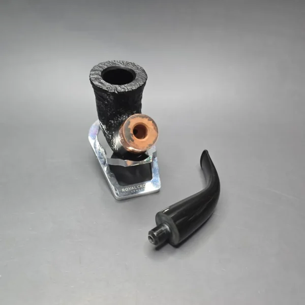 Petersons 2021 Christmas Pipe Original Sandblasted Calabash Estate Briar Pipe, Unsmoked - Image 14