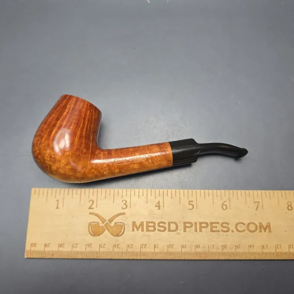 James Upshall B Grade Group 6 Smooth Long Shank Bent Billiard Estate Briar Pipe, Unsmoked - Image 13