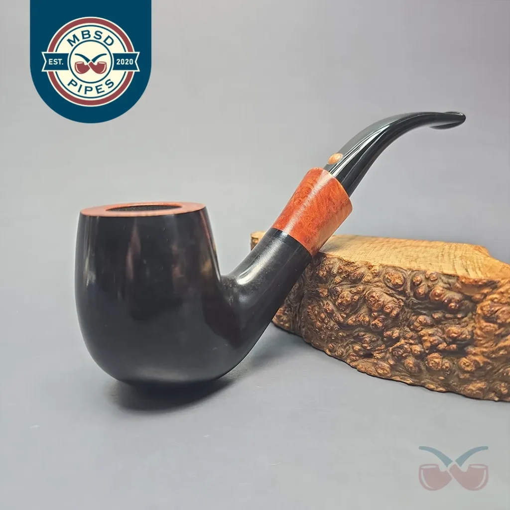 White Elephant Serengeti Smooth Bent Billiard (9mm) (Unsmoked Estate)