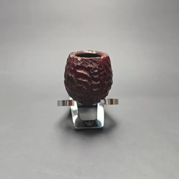 Peterson 2025 Christmas Pipe 87 Rusticated Apple with Copper (Unsmoked Estate) - Image 3