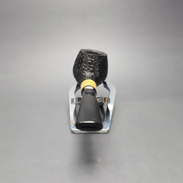 MBSD Briars by Piero Vitale Black Rusticated Author w/ Boxwood, Briar Pipe, New - Image 5