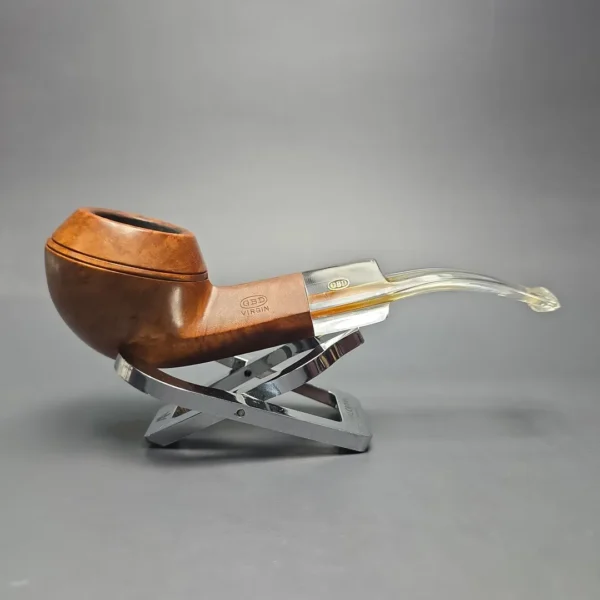 GBD Pre-1980s Virgin Smooth Bulldog w/ Perspex Estate Briar Pipe, English Estates - Image 4