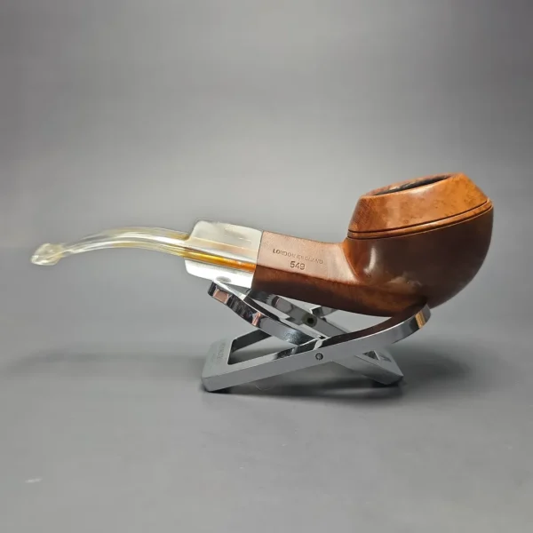 GBD Pre-1980s Virgin Smooth Bulldog w/ Perspex Estate Briar Pipe, English Estates - Image 3
