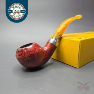 Molina Ambra 103 Smooth Rhodesian Briar Pipe, New, 9mm