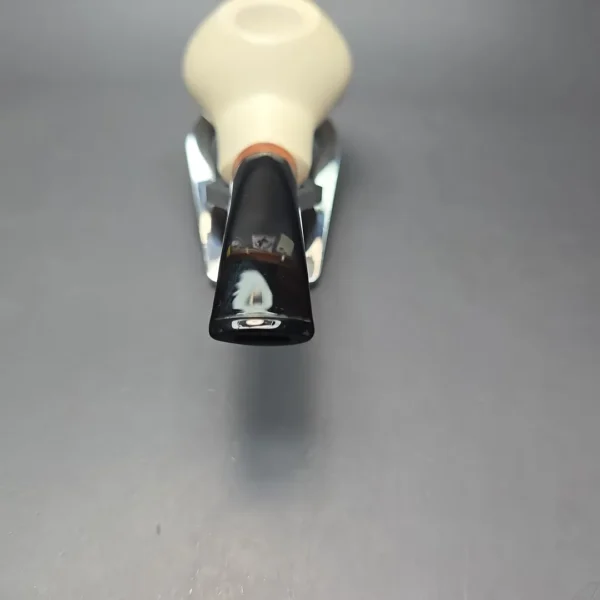 MBSD Meerschaum Deluxe Block Meerschaum Pipe, Briar-Mortise, New - Image 7