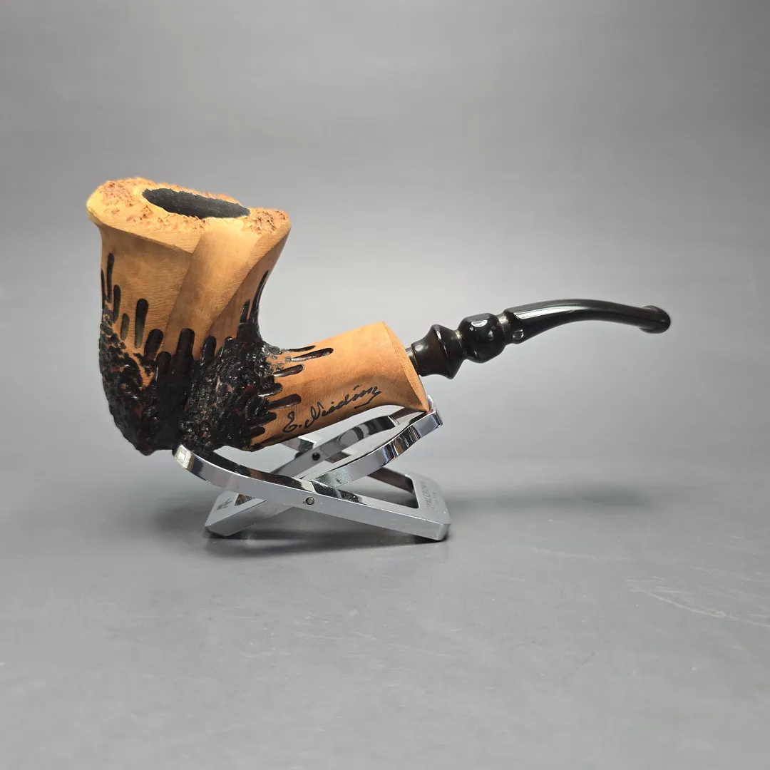 Nording Signature Rustic Freehand Estate Briar Pipe, Unsmoked - Image 2