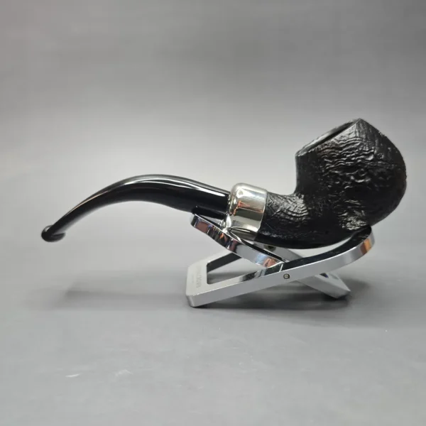 Peterson Army Filter 03 Sandblasted Apple w/ Nickel Briar Pipe, New, 9mm - Image 4