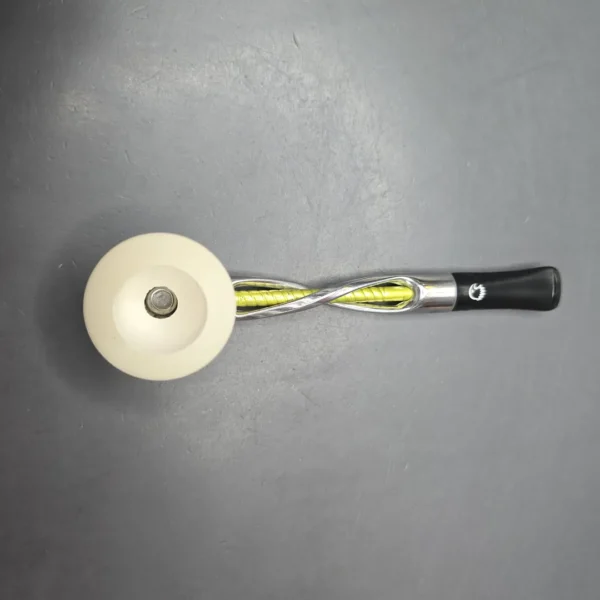 Falcon Shillelagh Green w/ MBSD Meerschaum Dublin Block Meerschaum Bowl Pipe, New - Image 9