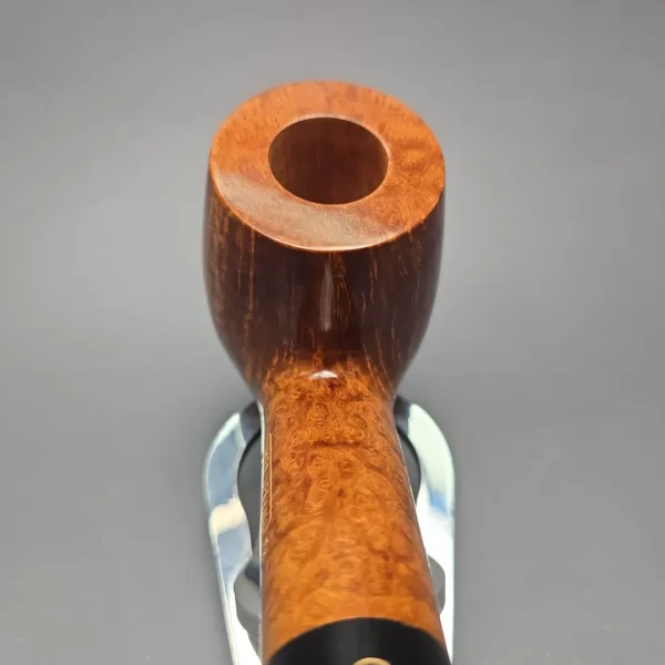James Upshall Empire Old England Magnum Smooth Long Shank Bent Billiard Estate Briar Pipe, Unsmoked - Image 5