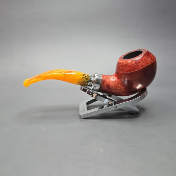 Molina Ambra 103 Smooth Rhodesian Briar Pipe, New, 9mm - Image 4