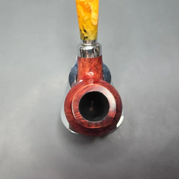 Molina Ambra 103 Smooth Rhodesian Briar Pipe, New, 9mm - Image 6