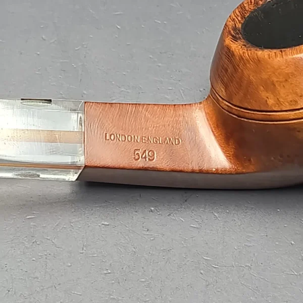 GBD Pre-1980s Virgin Smooth Bulldog w/ Perspex Estate Briar Pipe, English Estates - Image 10