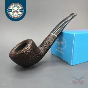Rossi Sera 8316 Rusticated Pot Briar Pipe, New, 6mm
