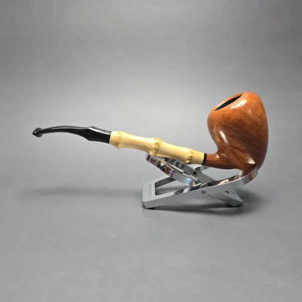 MBSD Briars Modern Masters 1 Smooth Peewit w/ Bamboo Handmade Briar Pipe, New - Image 5